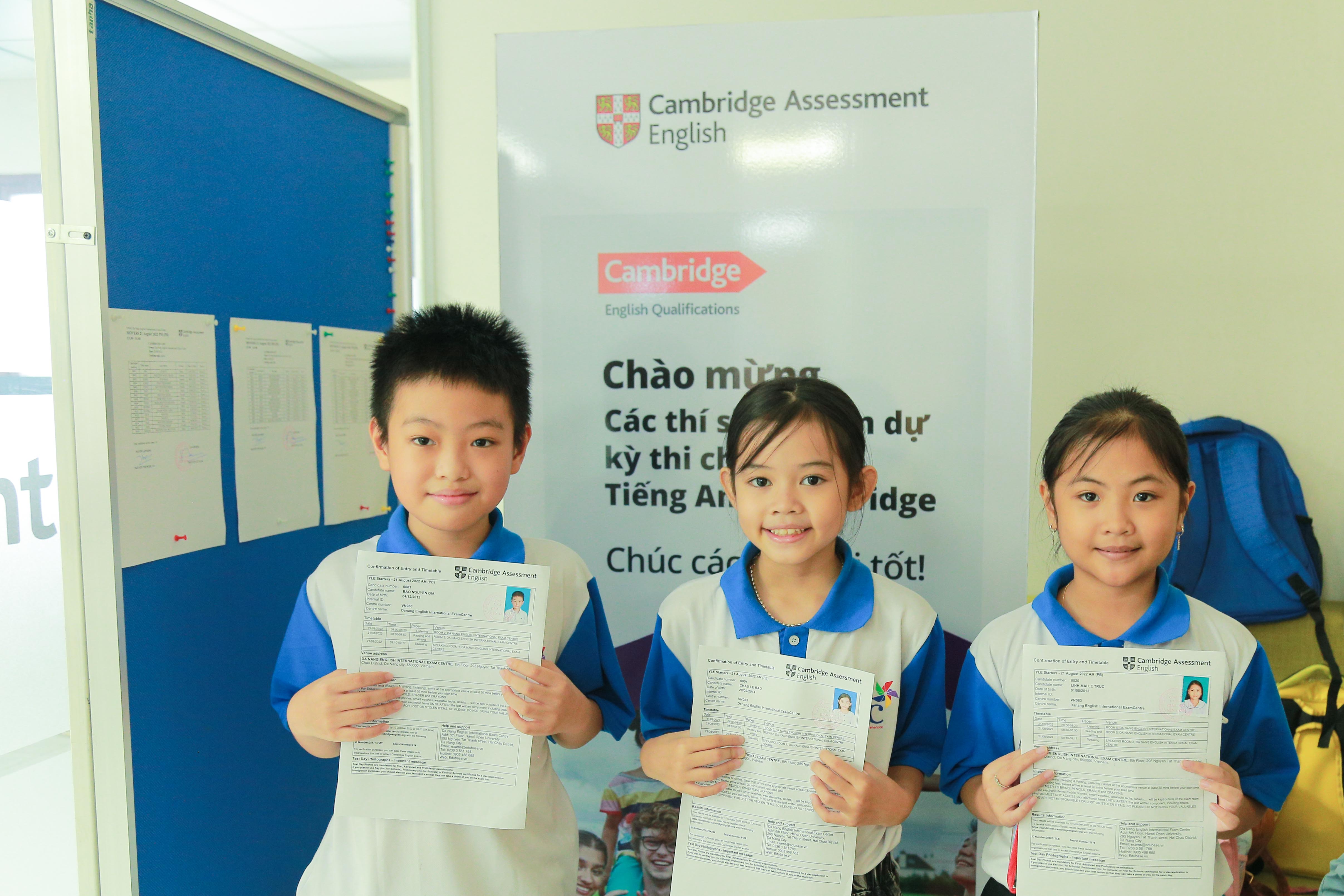TẠI IEC, CHÚNG TÔI CAM KẾT TIẾNG ANH CHUẨN CAMBRIDGE QUỐC TẾ