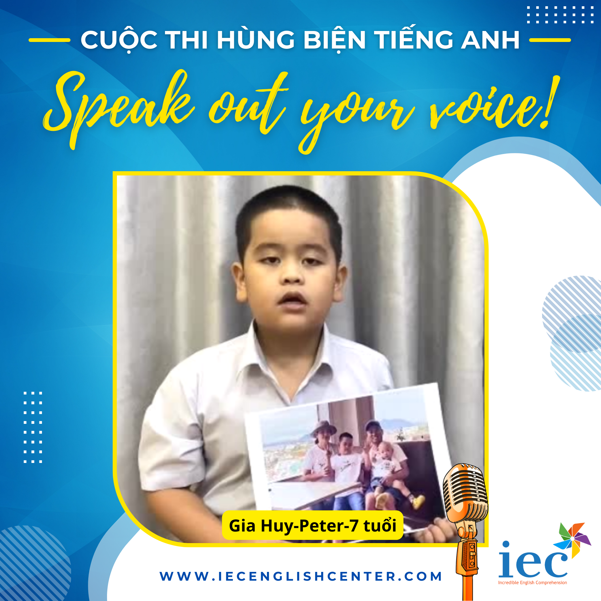 CUỘC THI HÙNG BIỆN TIẾNG ANH-SPEAK OUT YOUR VOICE